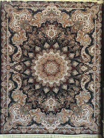 فرش ماشینی 1000 شانه هشت رنگ- طرح ماهور- کد mz10013