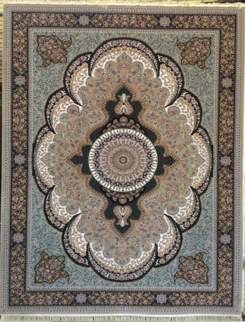 فرش ماشینی 1000 شانه هشت رنگ- طرح ارشیدا- کد mz10014