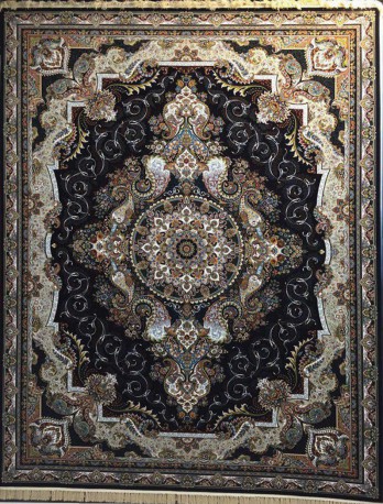 فرش ماشینی 1000 شانه هشت رنگ- طرح نادیا- کد mz10001